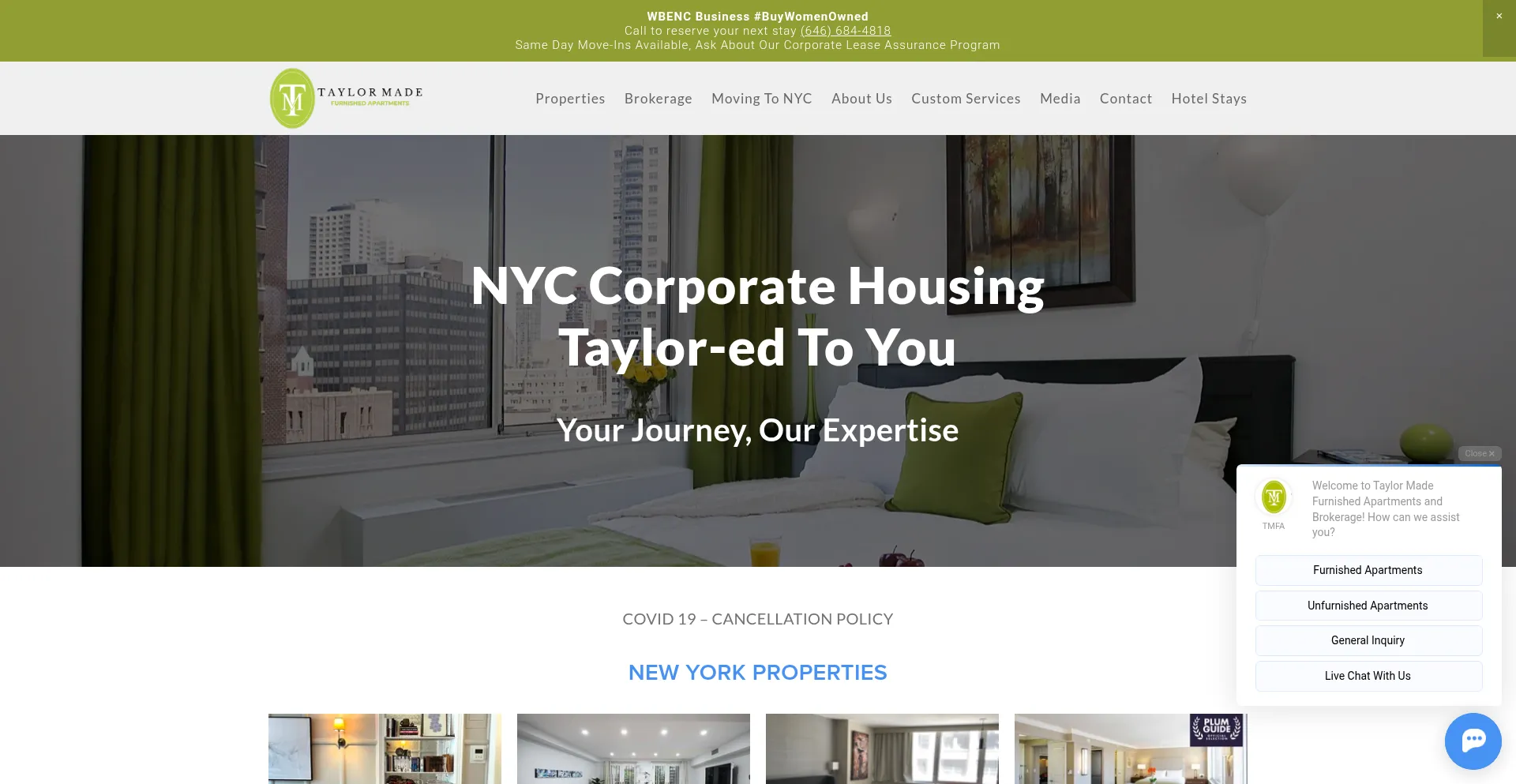 Taylormadefa.com Screenshot