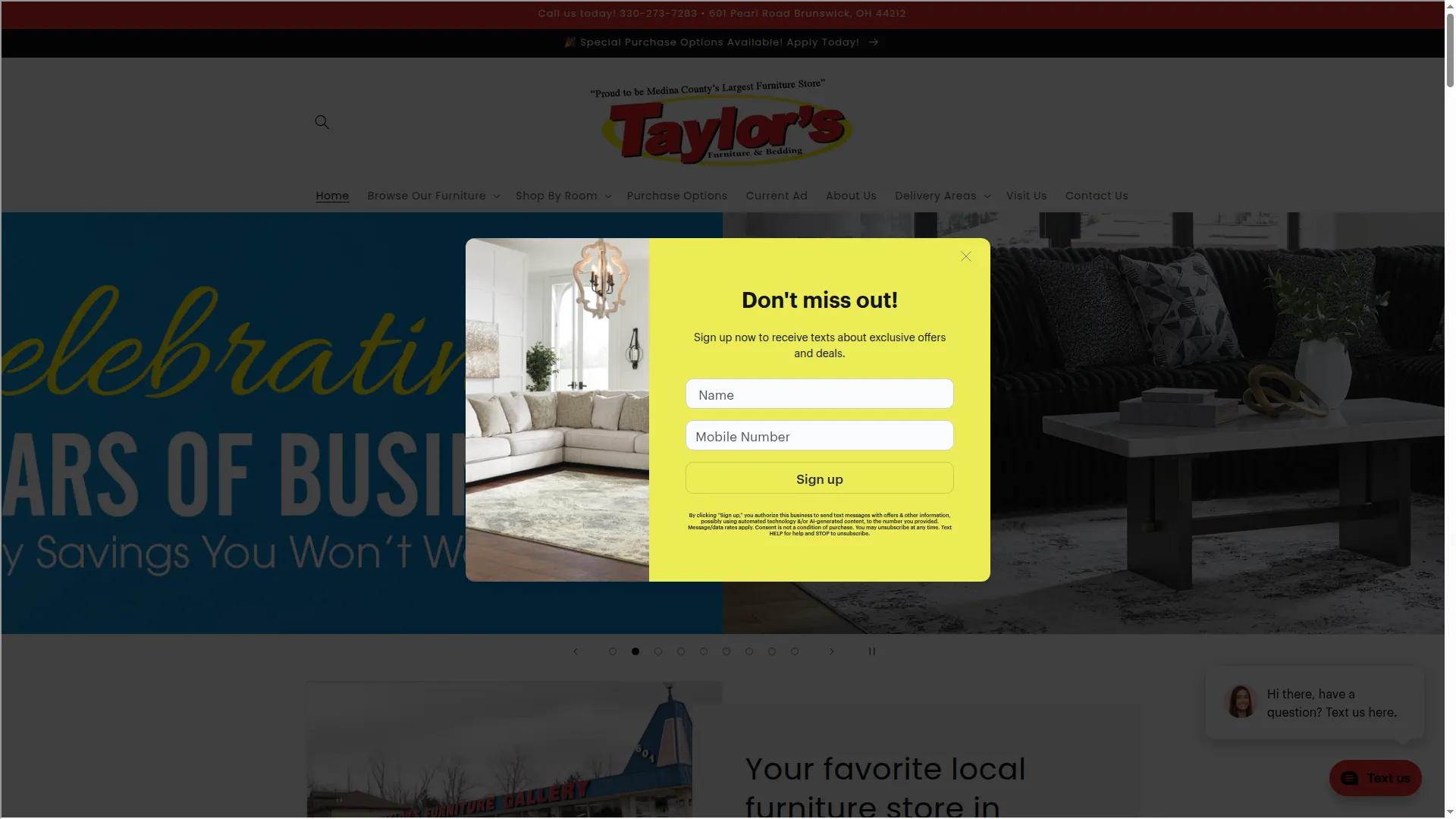 Taylorsfurniture.net