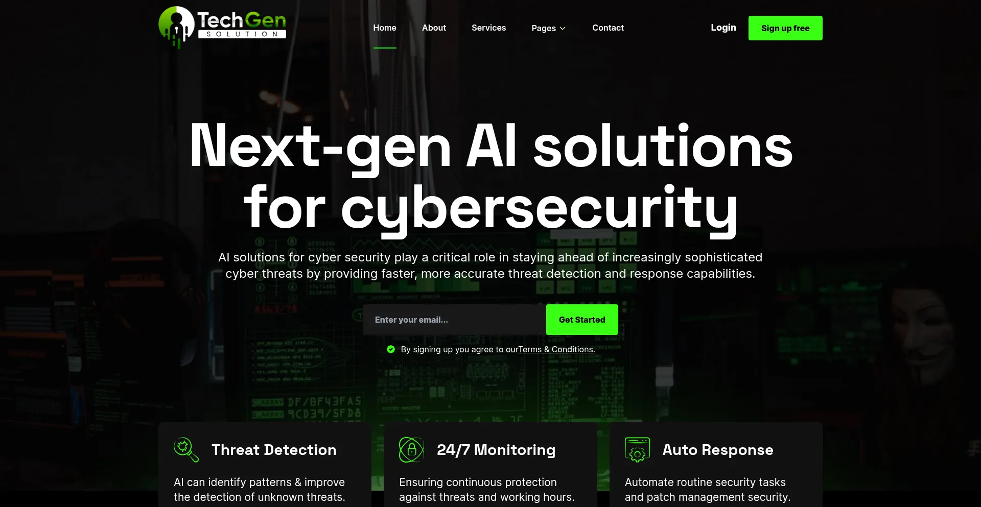 Techgensolution.us Screenshot