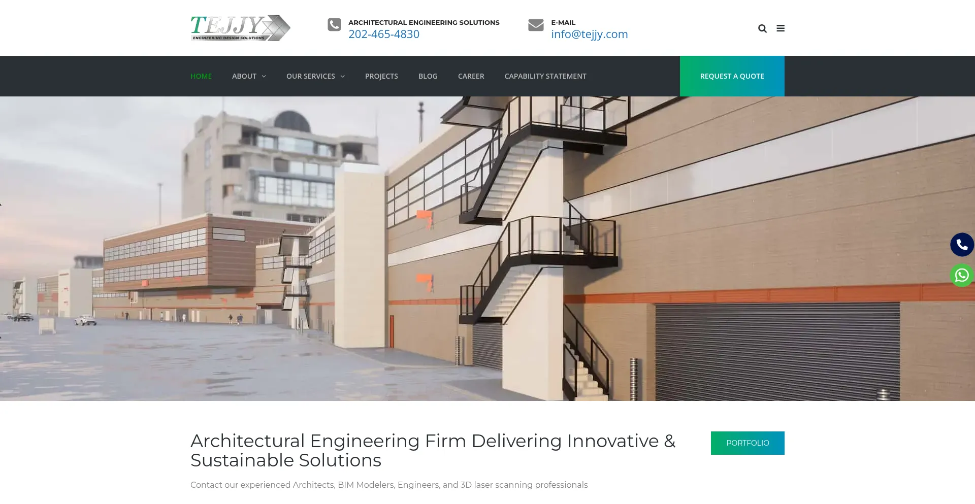 Website screenshot of Tejjy.com