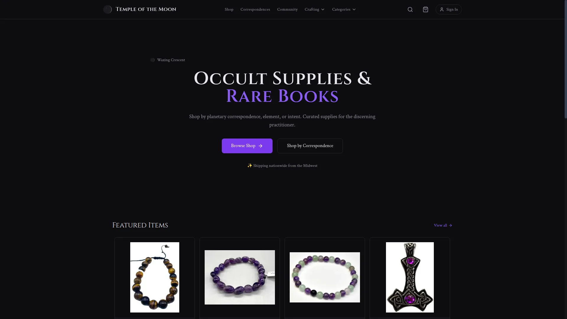 Templeofthemoonbooks.com