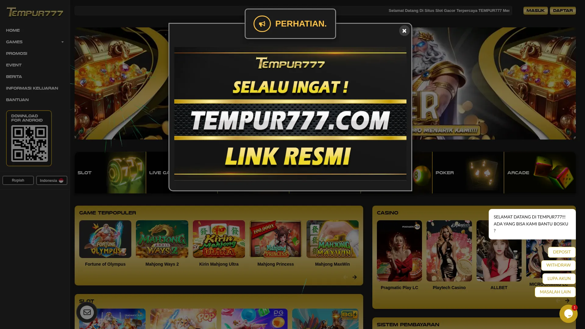 Tempur777ola.com