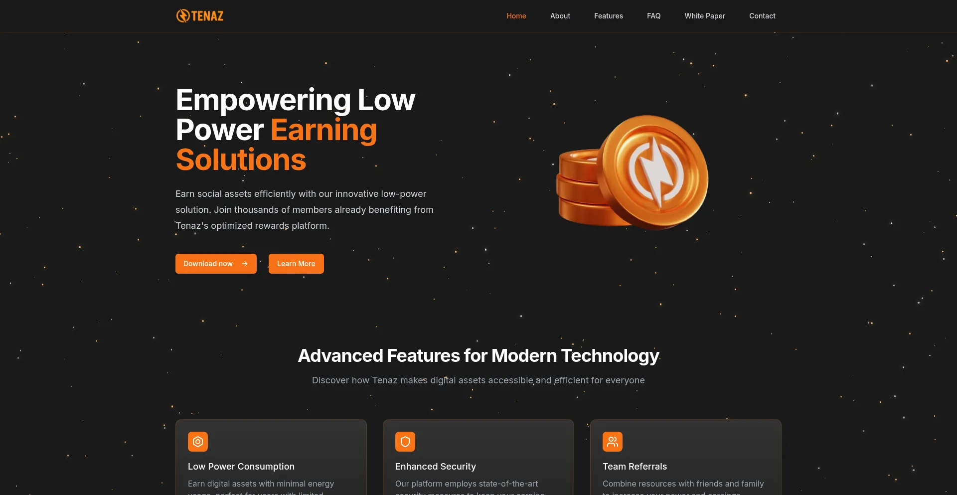Tenaz.minetenaz.com Screenshot