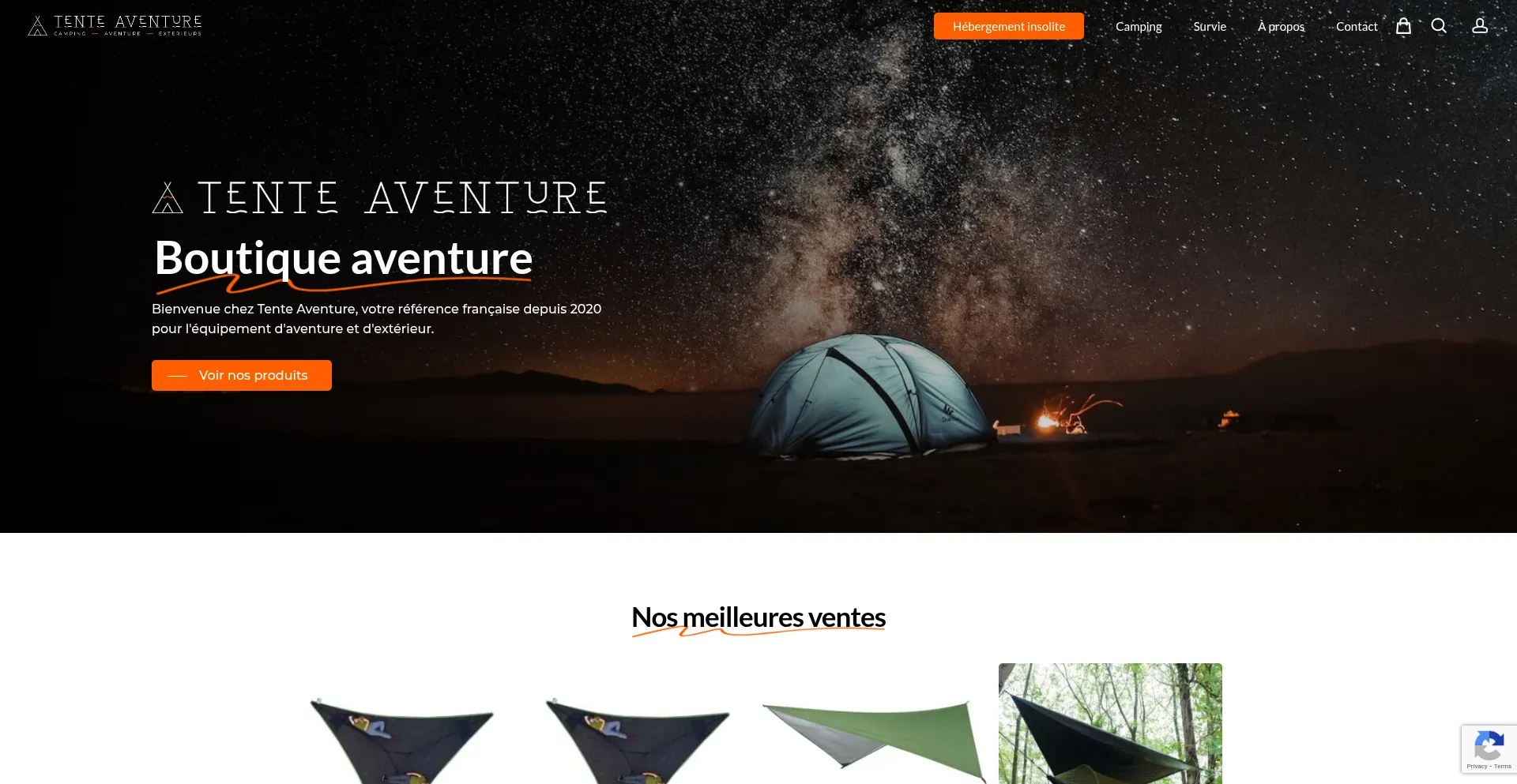 Tente-aventure.com 安全可靠吗？