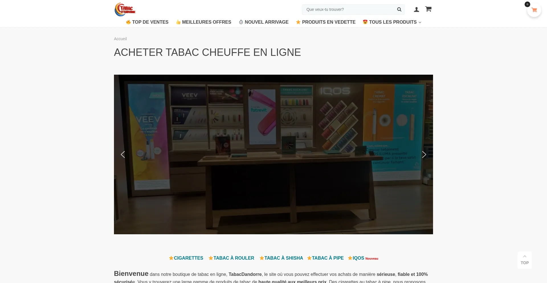 Website screenshot of Tereatabac.com