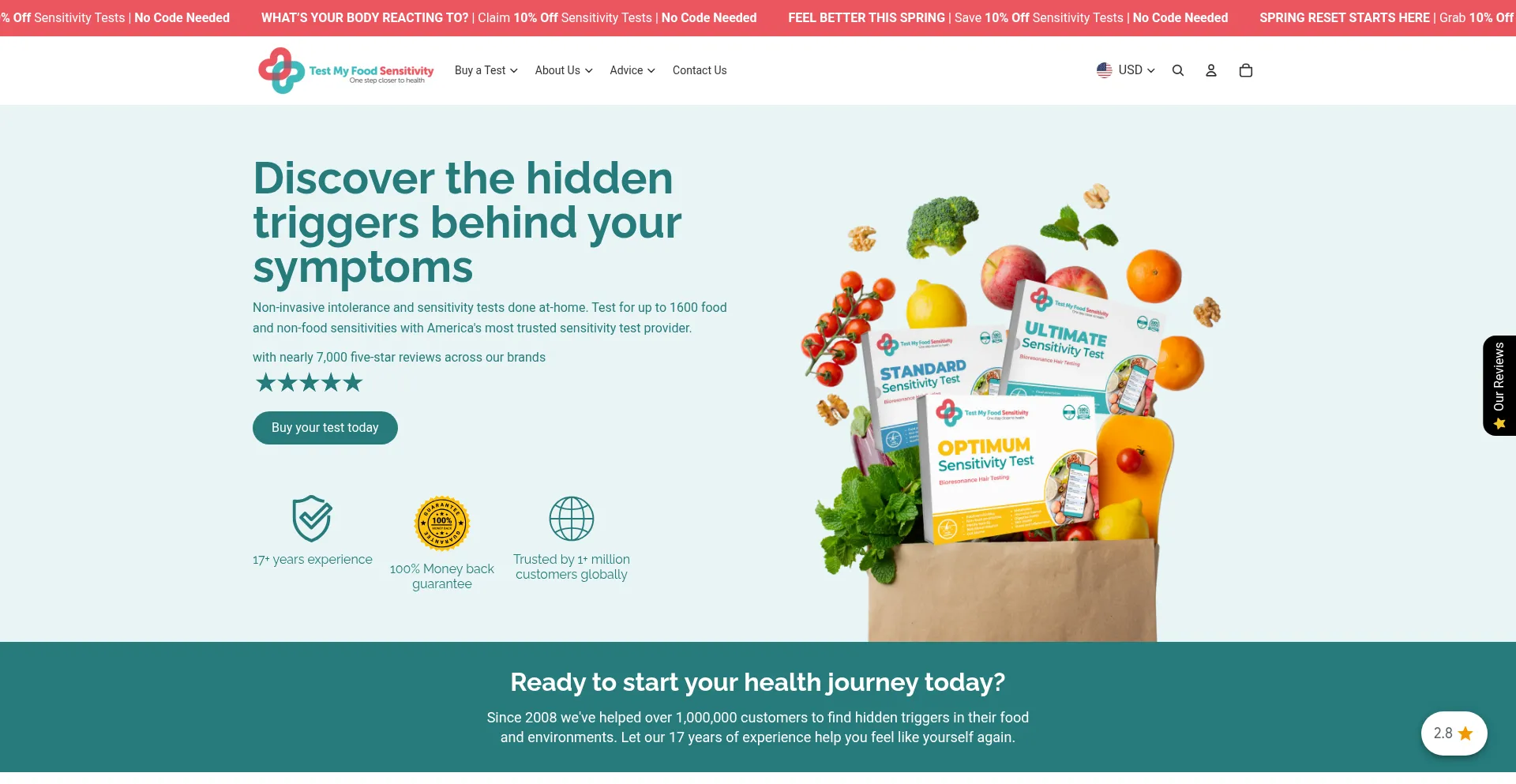 Testmyfoodsensitivity.com