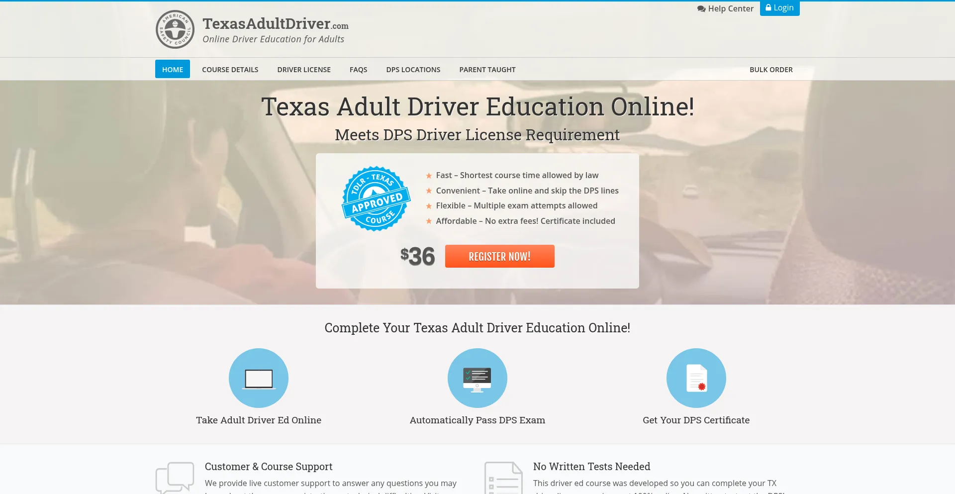 Texasadultdriver.com 安全可靠吗？