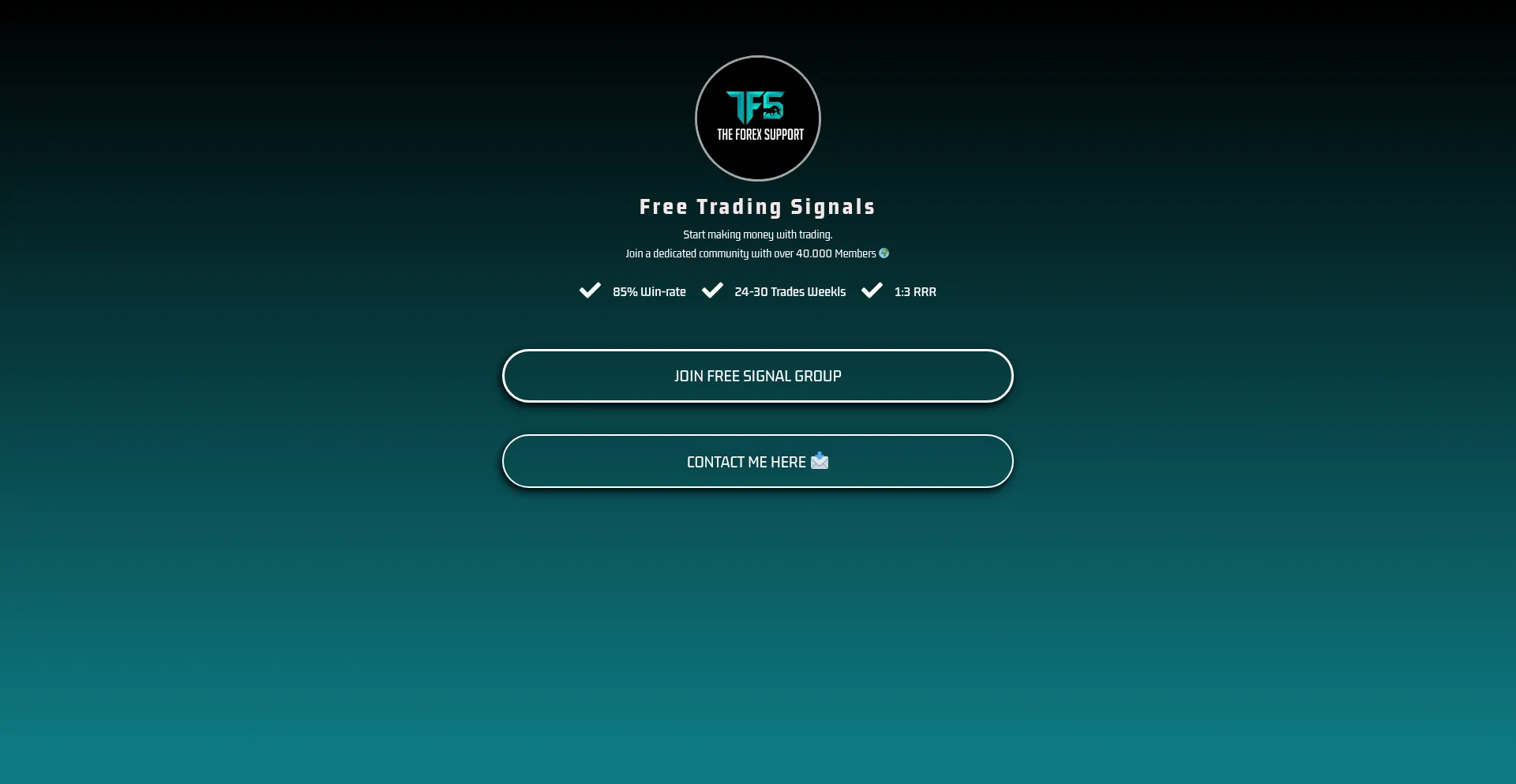 Website screenshot of Tfssupport.com