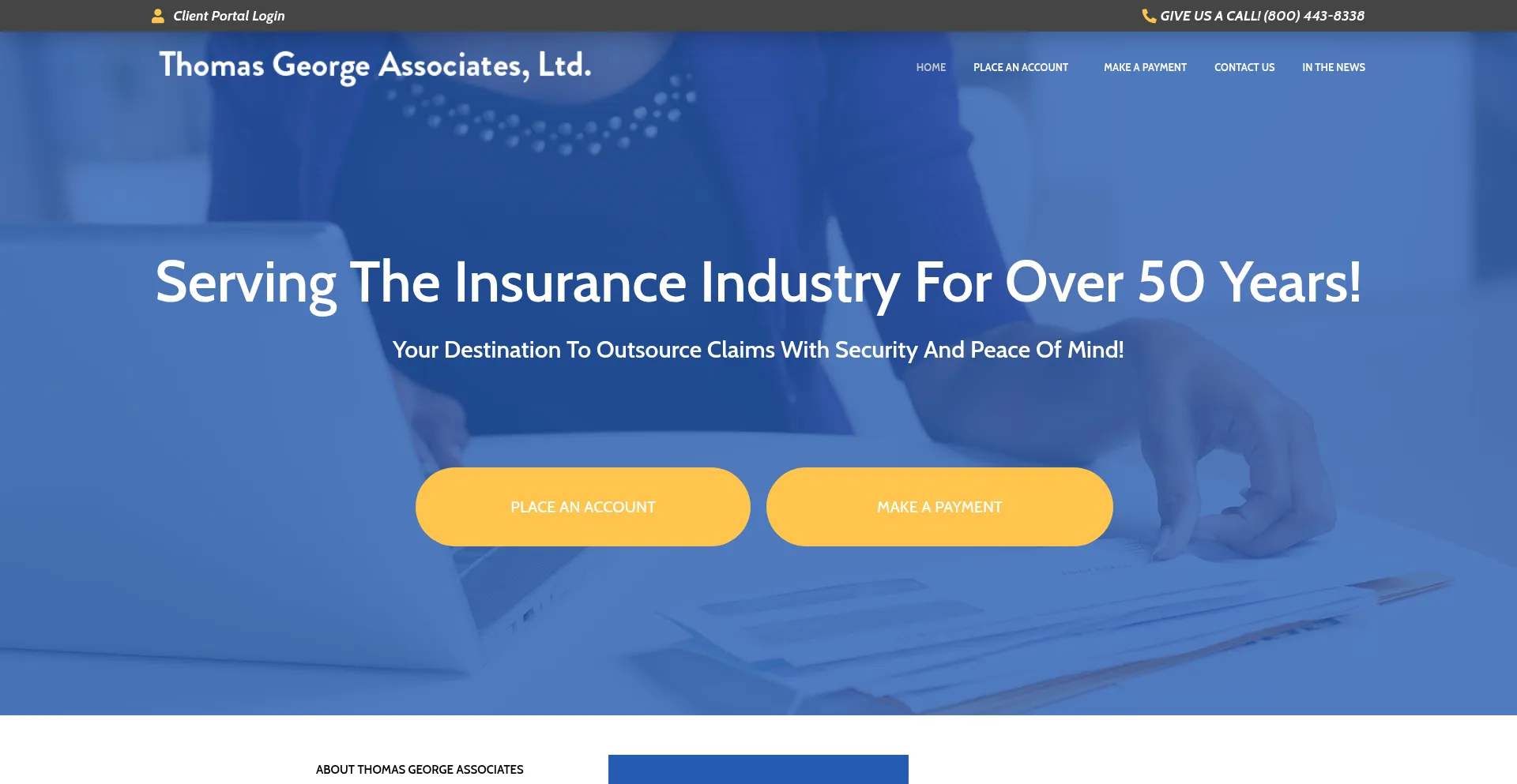 Website screenshot of Tgaltd.com