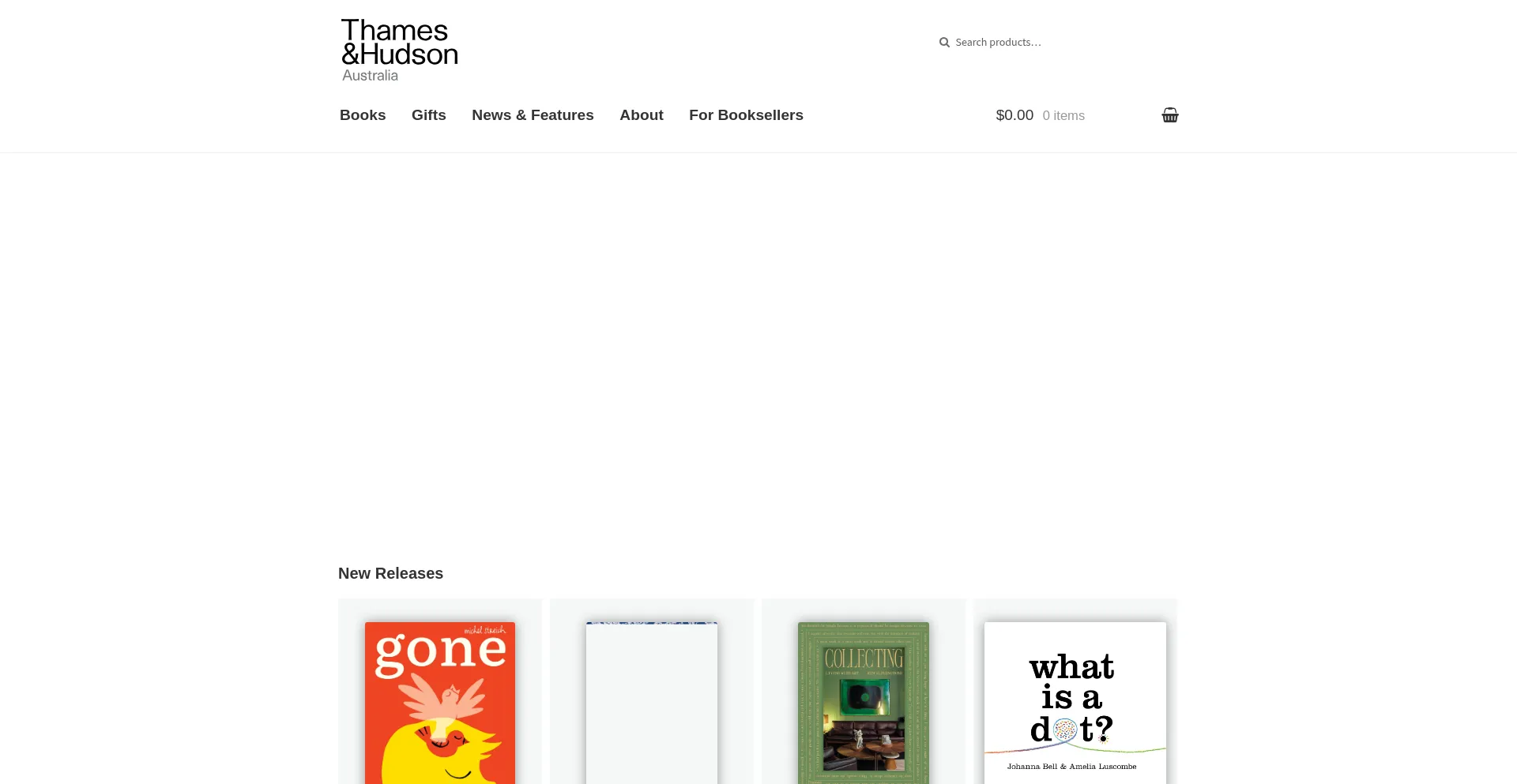 Website screenshot of Thamesandhudson.com.au