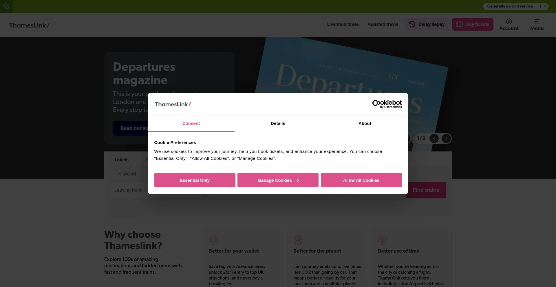 Thameslinkrailway.com 安全可靠吗？