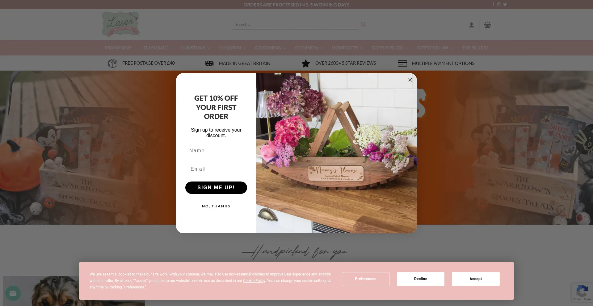 The-laser-boutique.com Screenshot