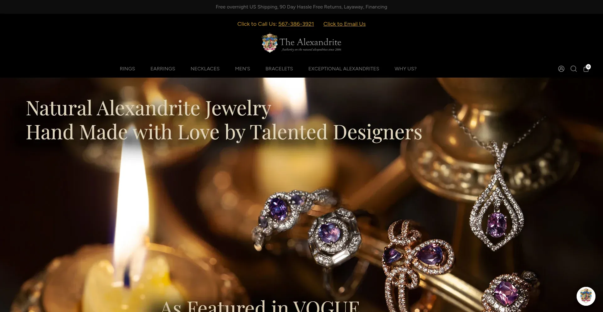 Thealexandrite.com Screenshot