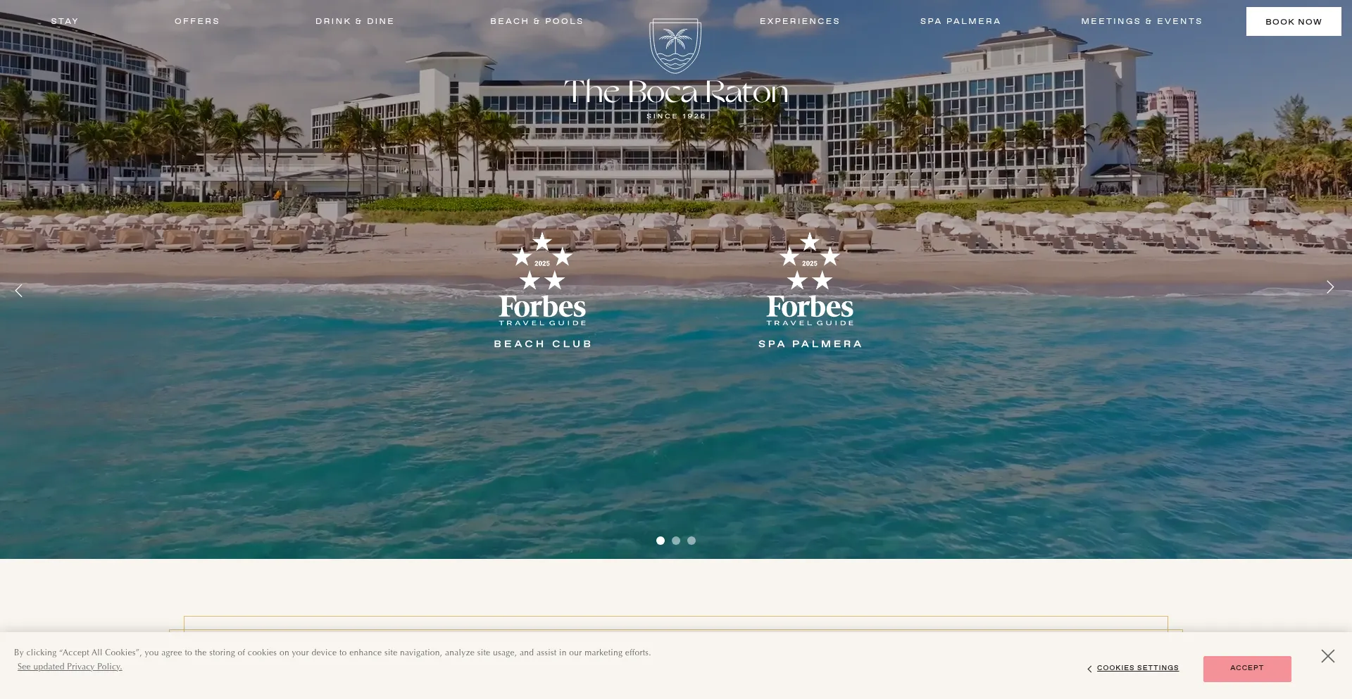 Website screenshot of Thebocaraton.com