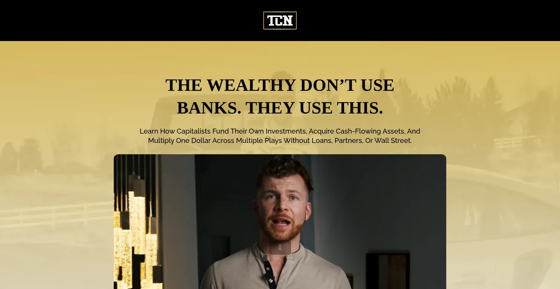 Website screenshot of Thecapitalistnetwork.com