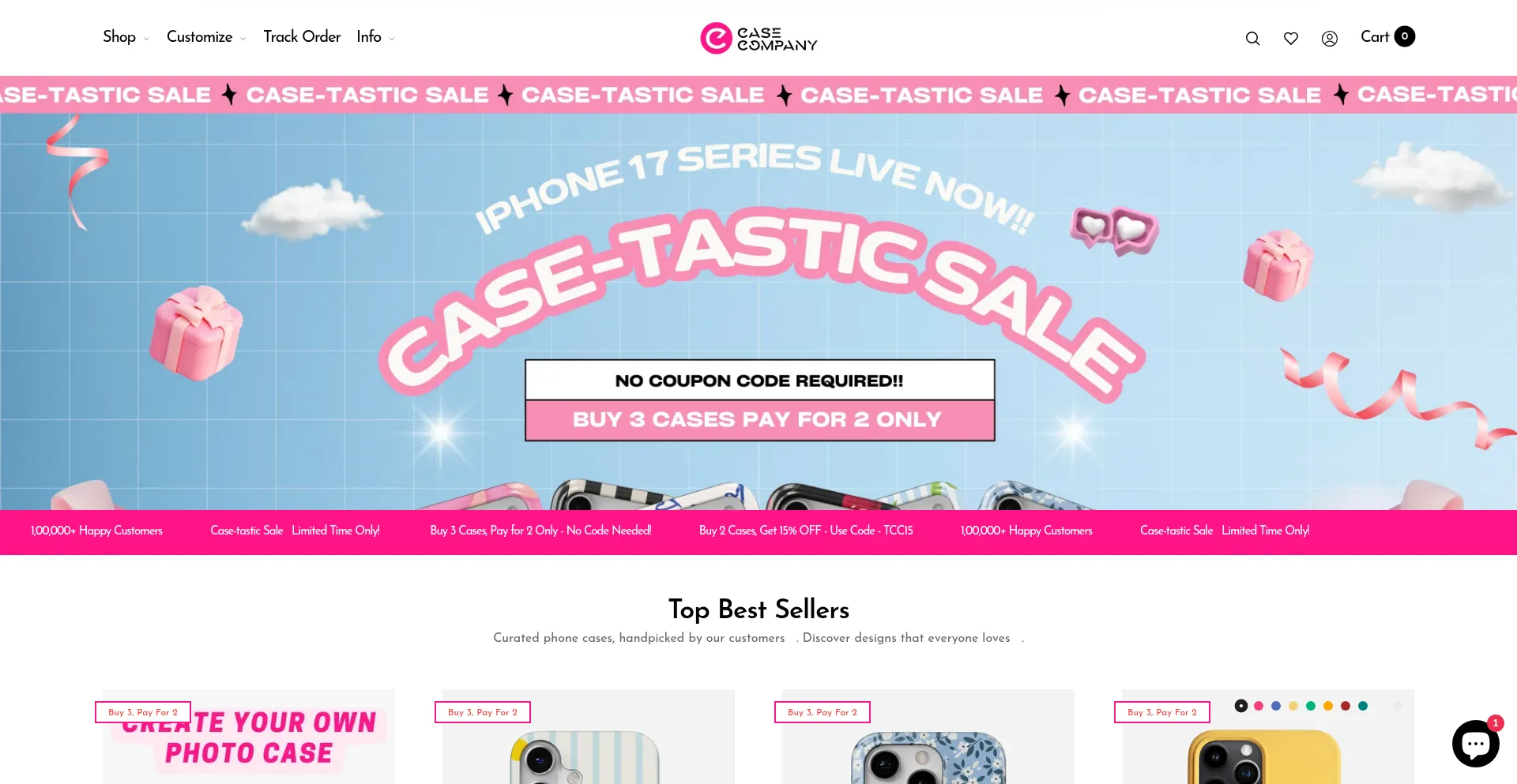 Thecasecompany.in Screenshot