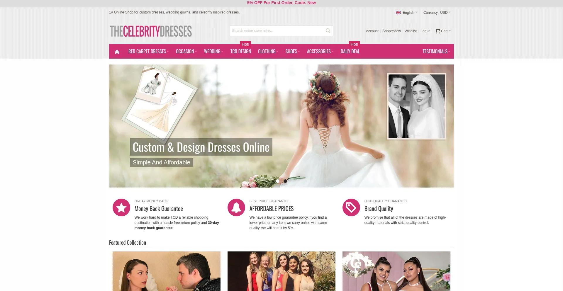 Thecelebritydresses.com 安全可靠吗？