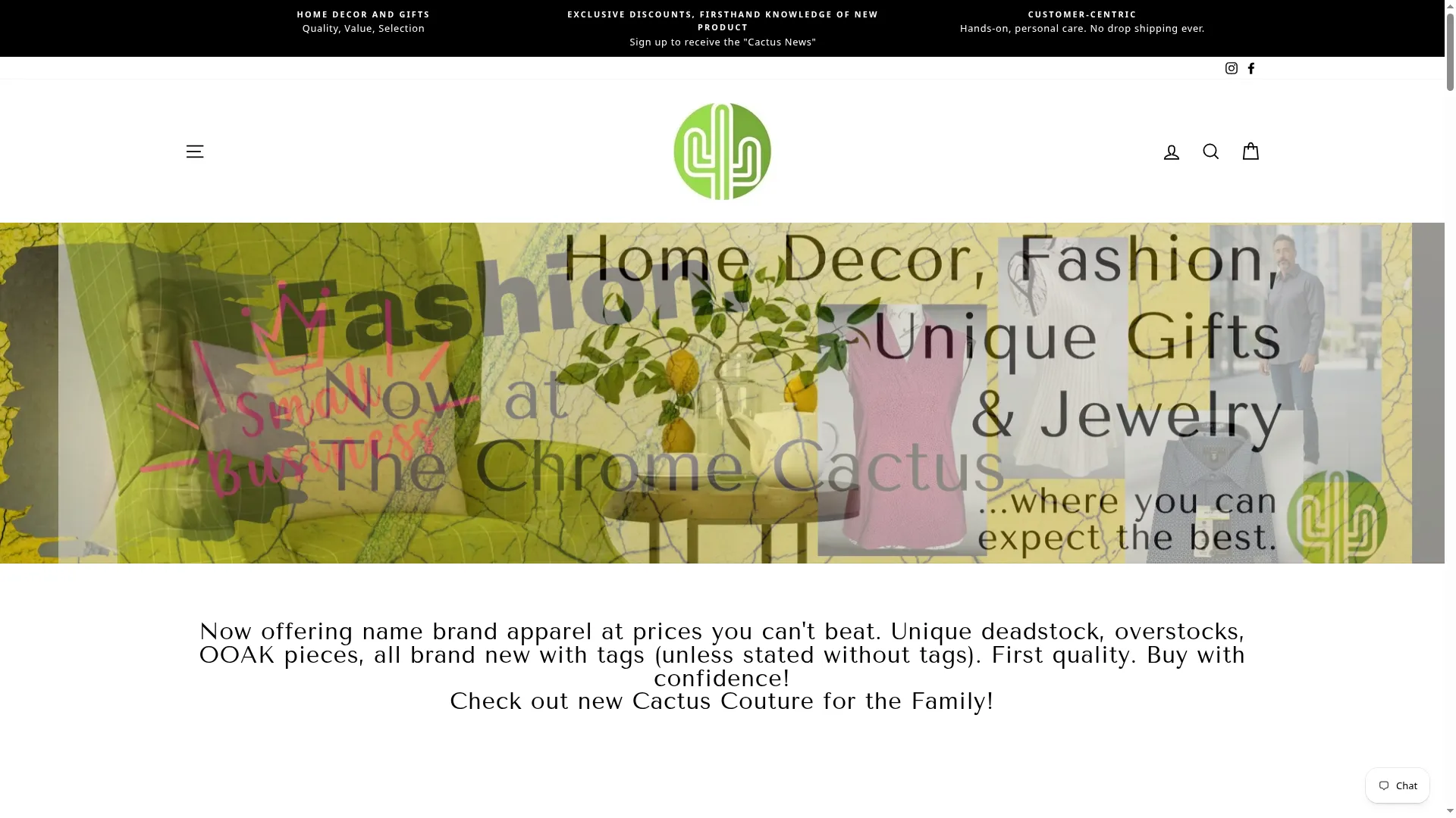 Thechromecactusboutique.com