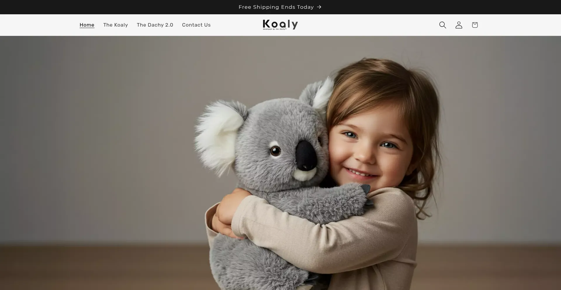 Website screenshot of Thedachy.com