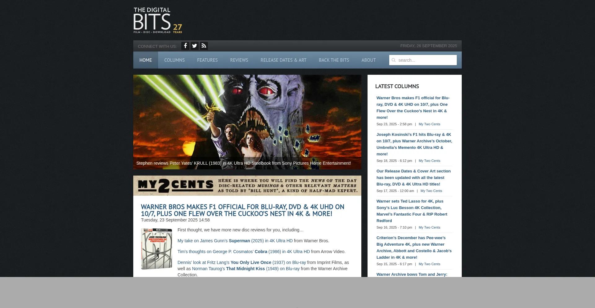 Thedigitalbits.com Screenshot