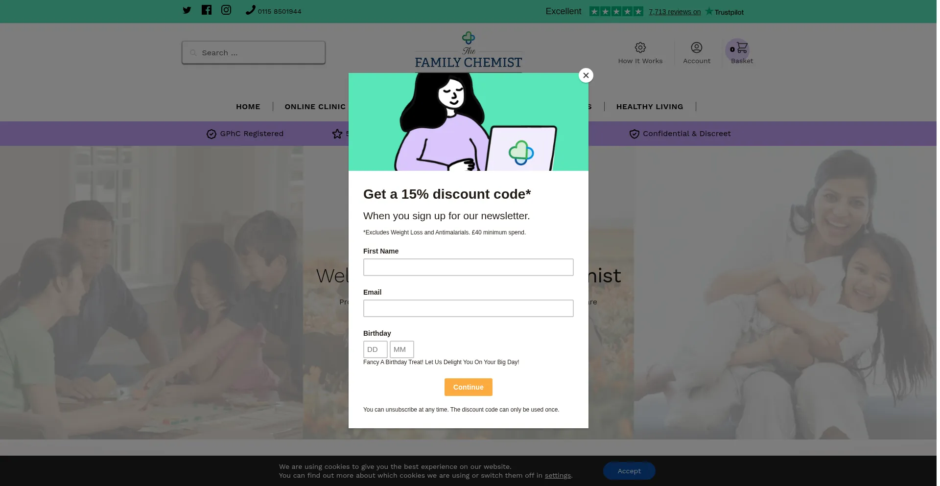 Thefamilychemist.co.uk 安全可靠吗？