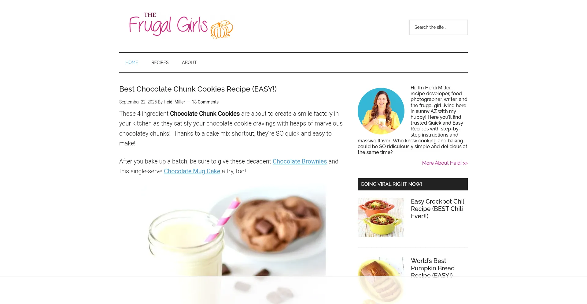 Thefrugalgirls.com Screenshot