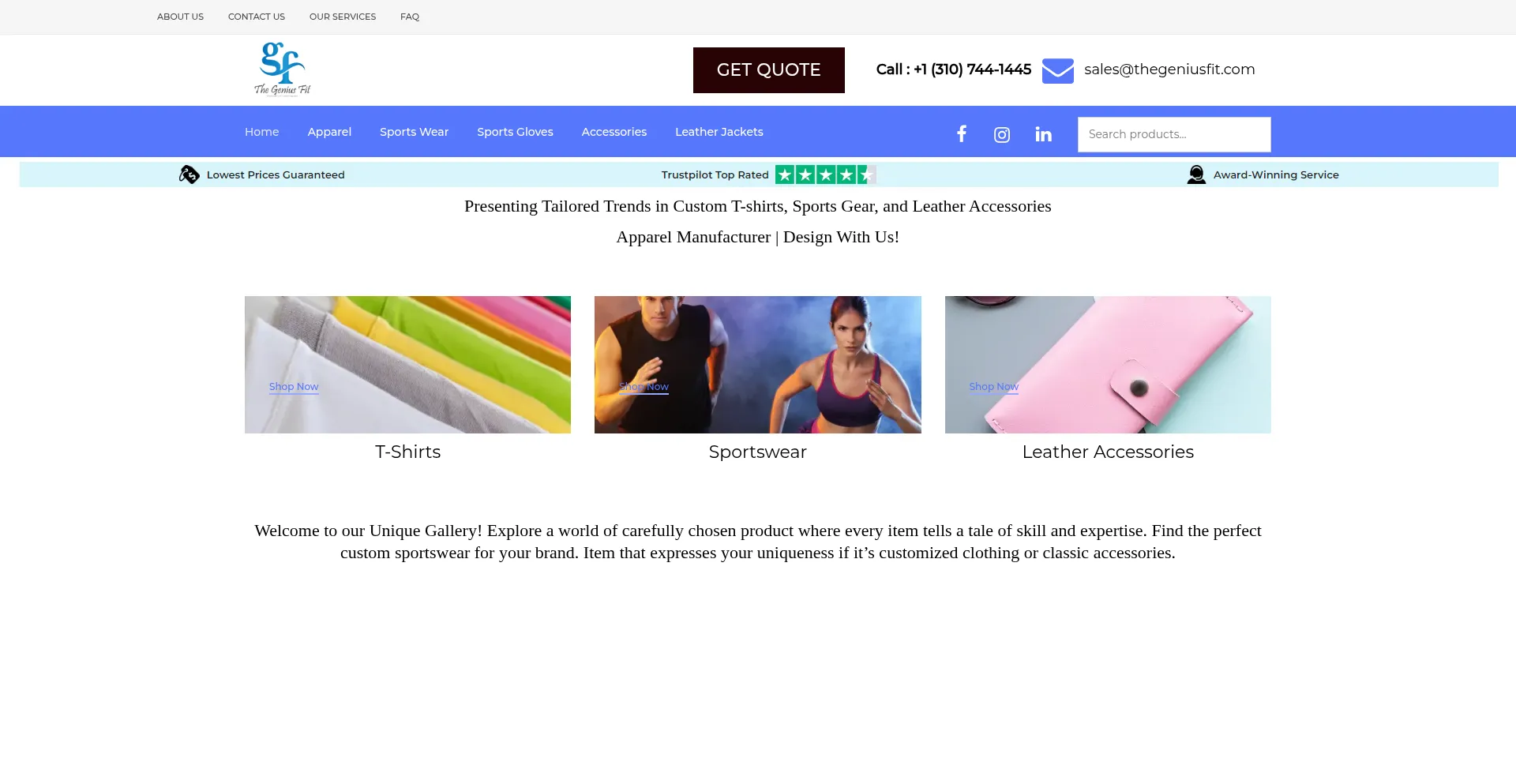 Thegeniusfit.com Screenshot