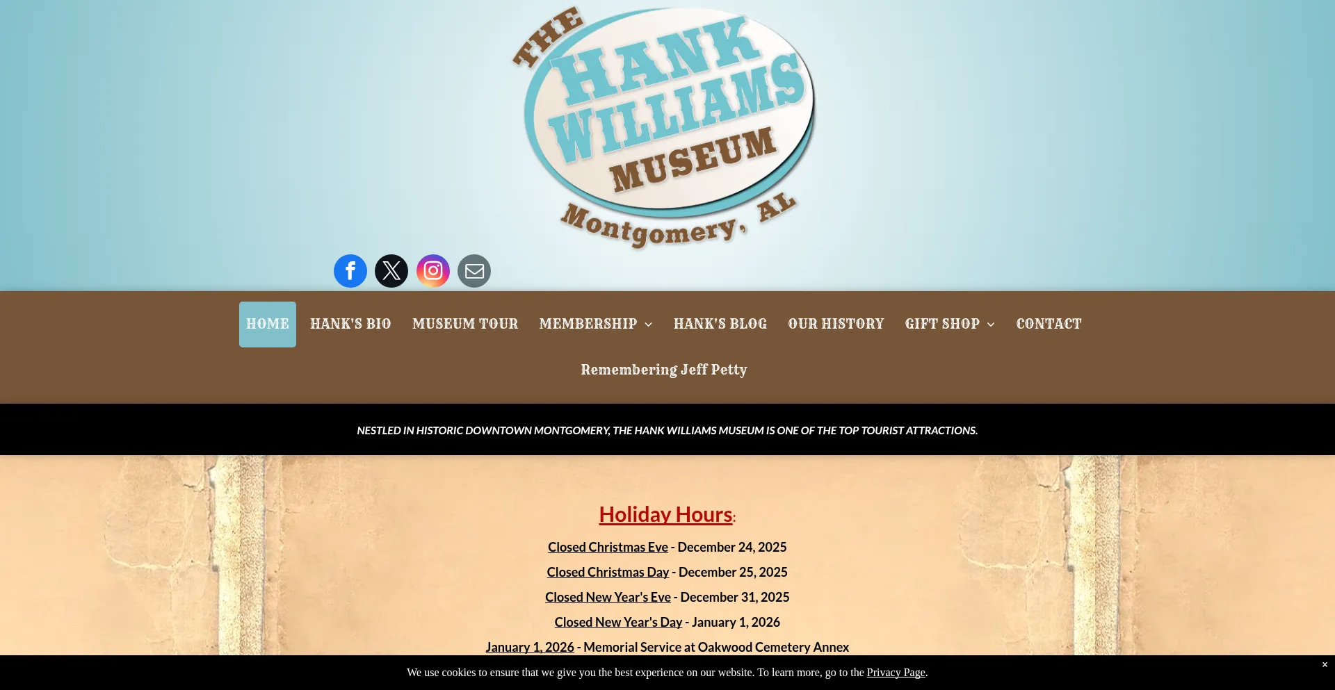 Thehankwilliamsmuseum.net