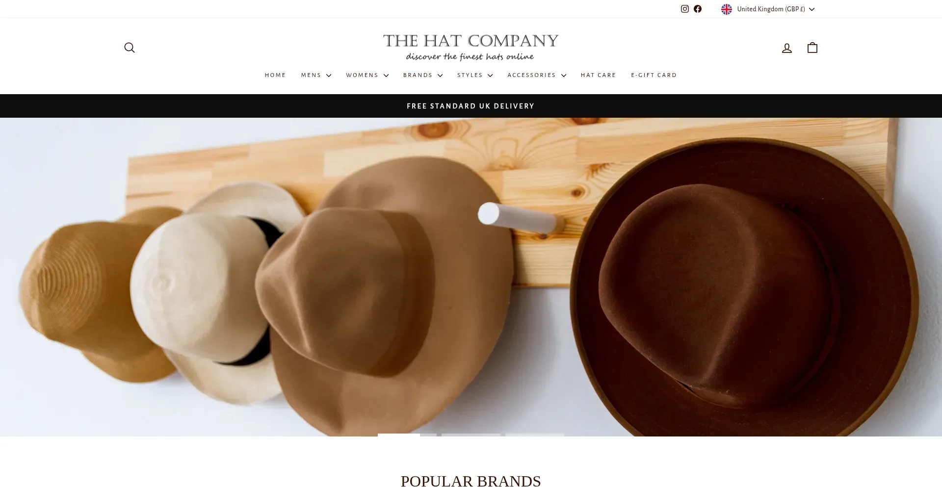 Thehatcompany.com Screenshot