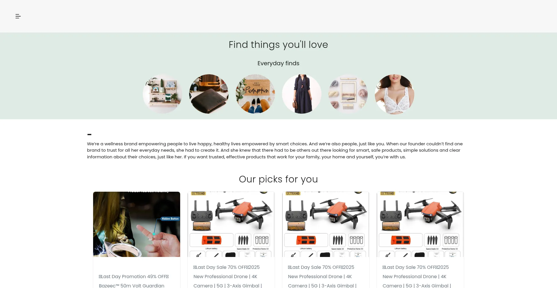 Website screenshot of Thekella.com
