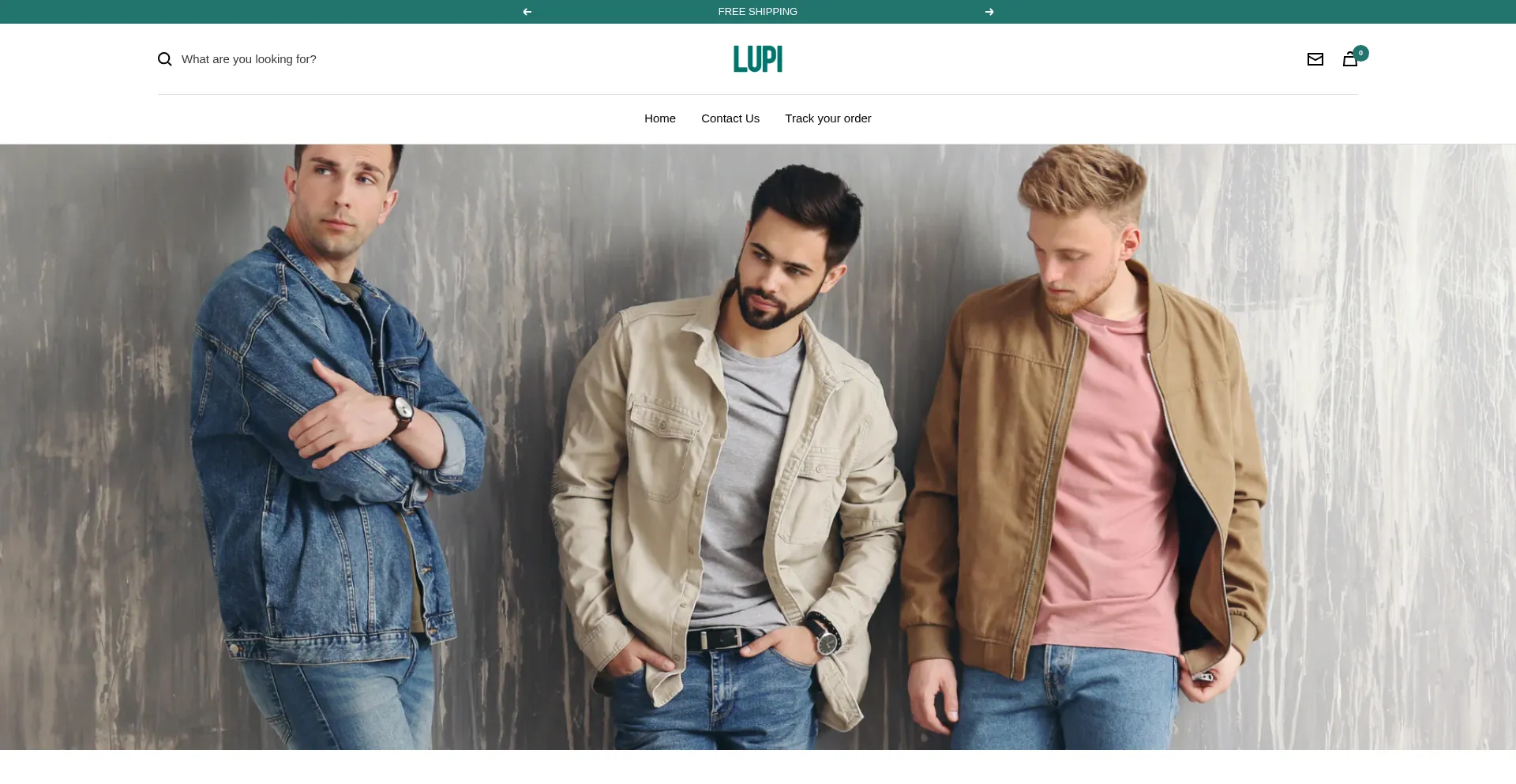 Website screenshot of Thelupi.com