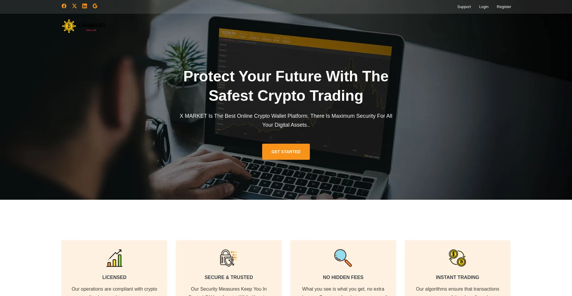 Website screenshot of Themarketscan.com