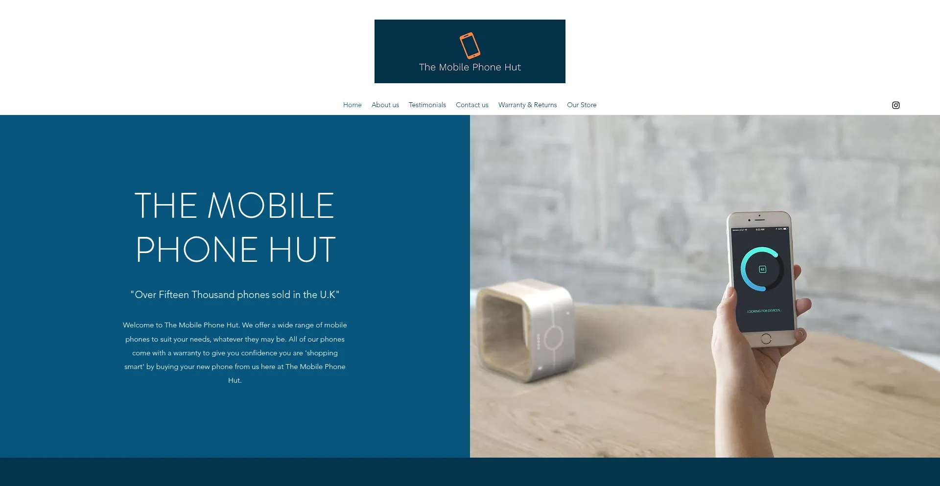 Themobilephonehut.co.uk Screenshot