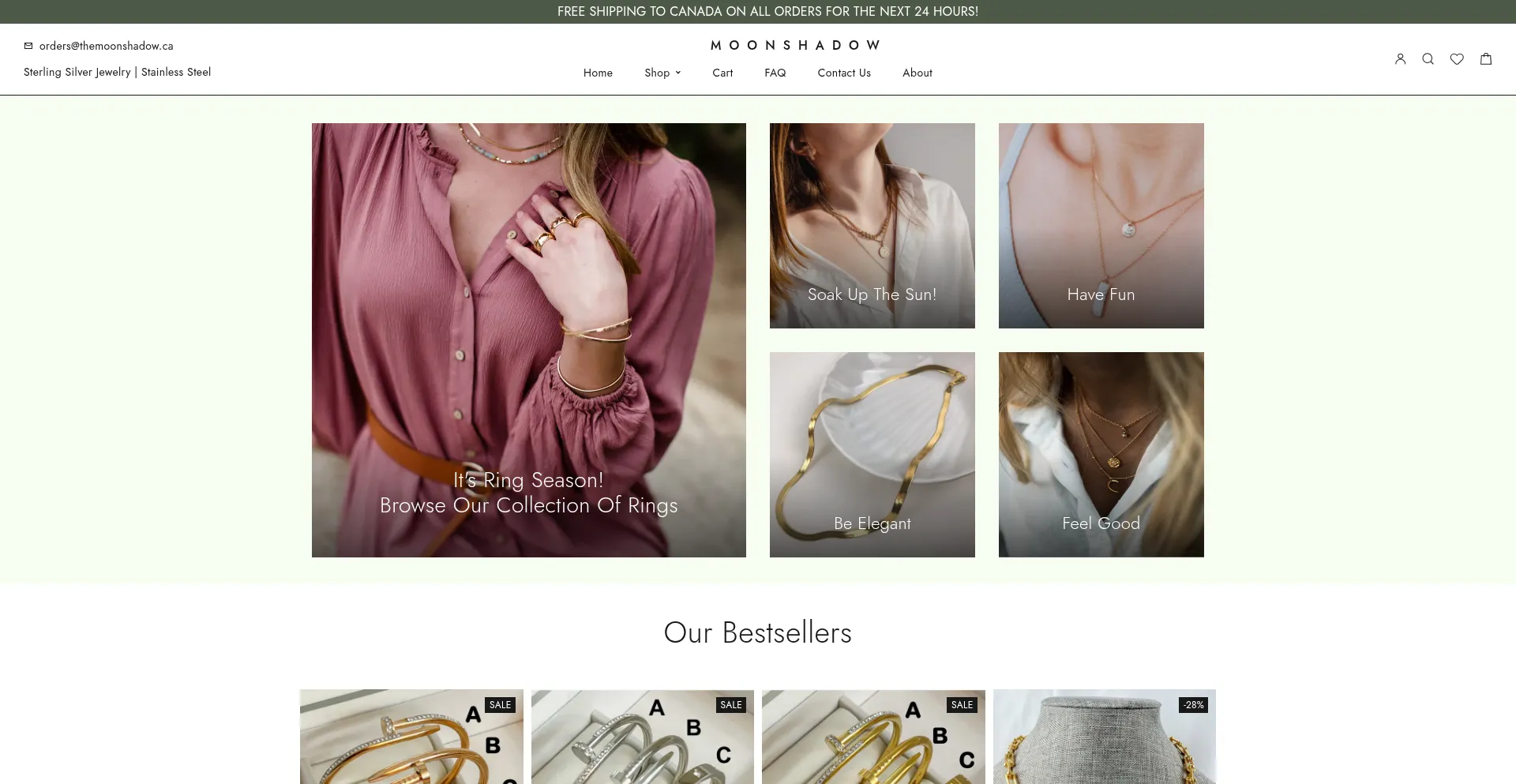 Themoonshadow.ca Screenshot