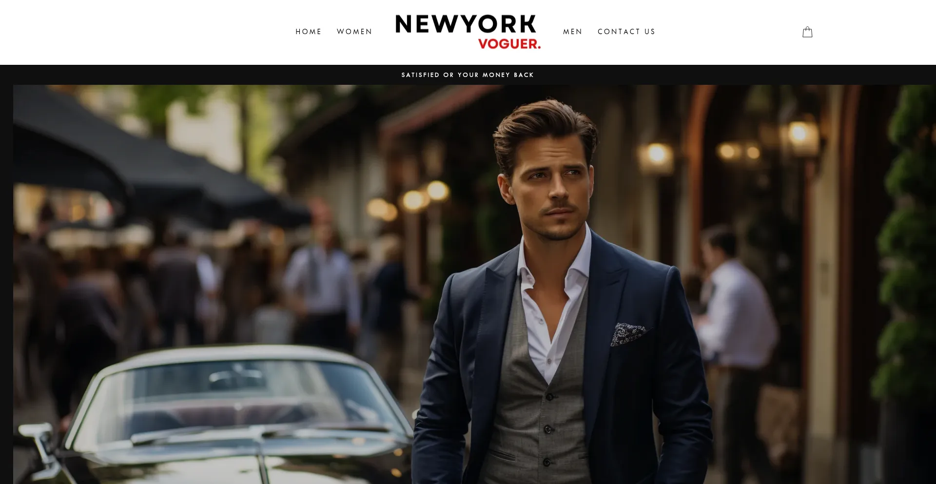 Website screenshot of Thenewyorkvoguer.com