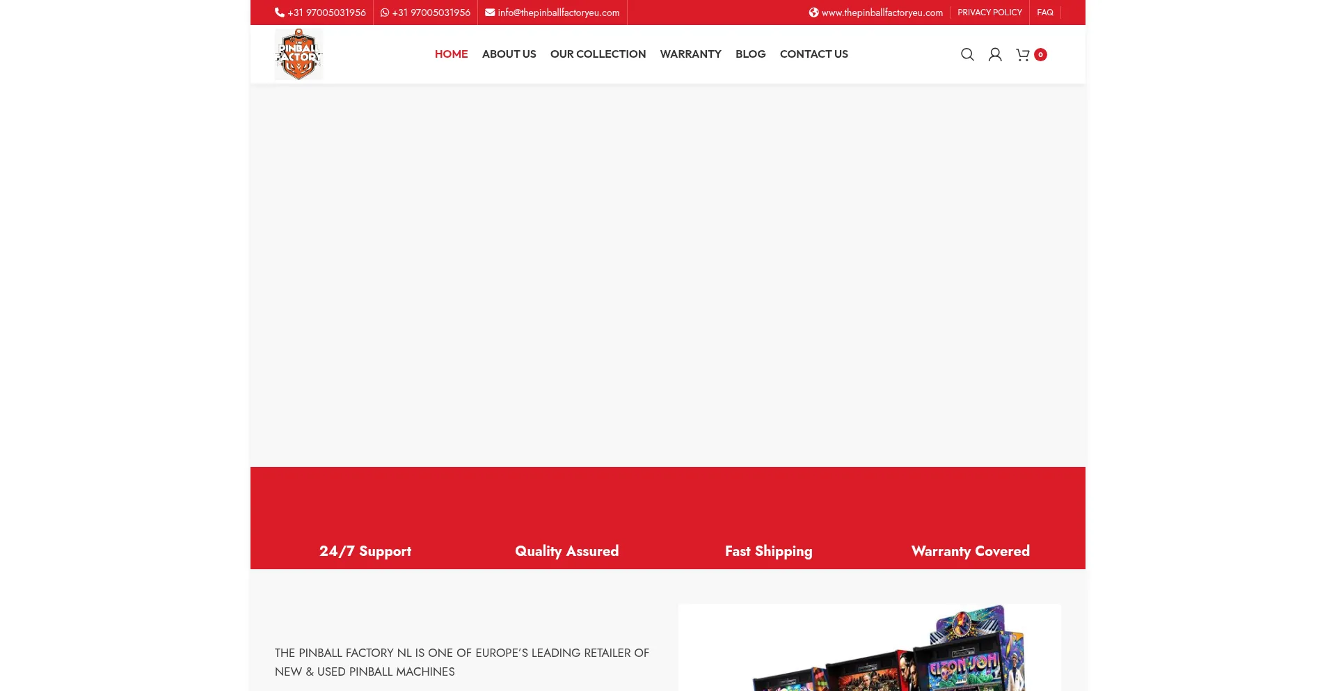 Thepinballfactoryeu.com Screenshot