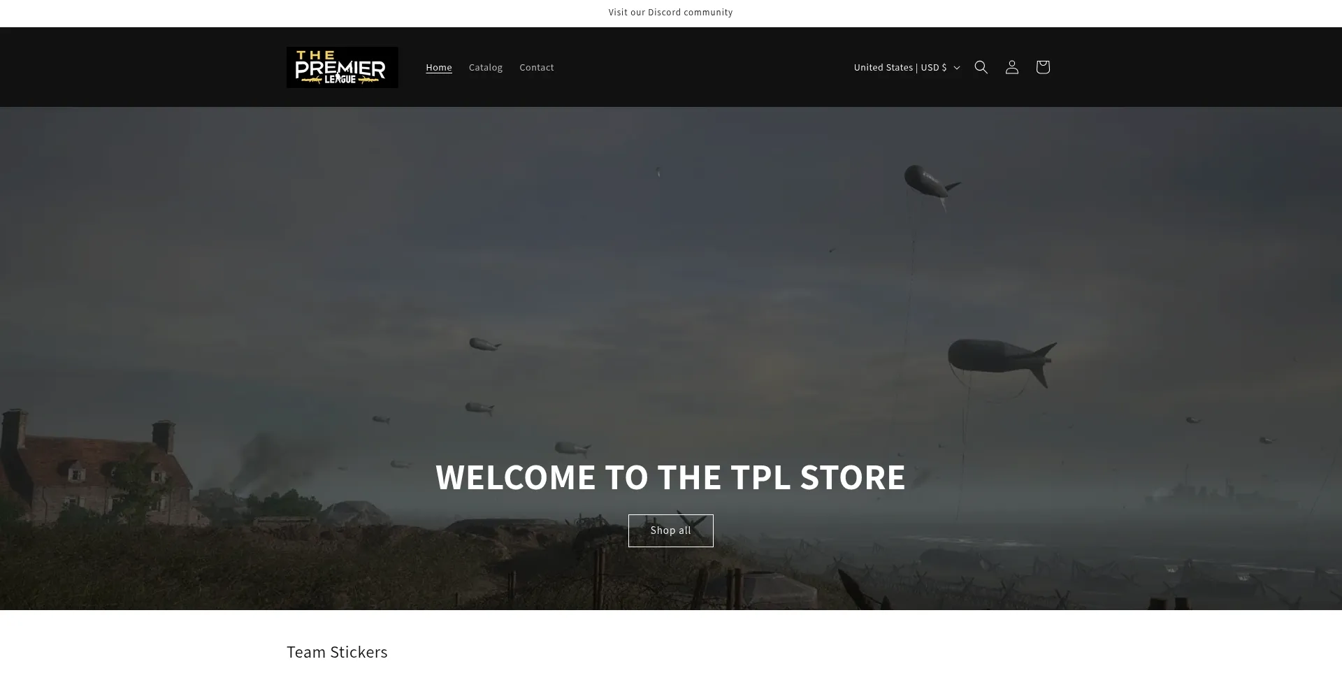 Website screenshot of Thepremierleagueofhll.com