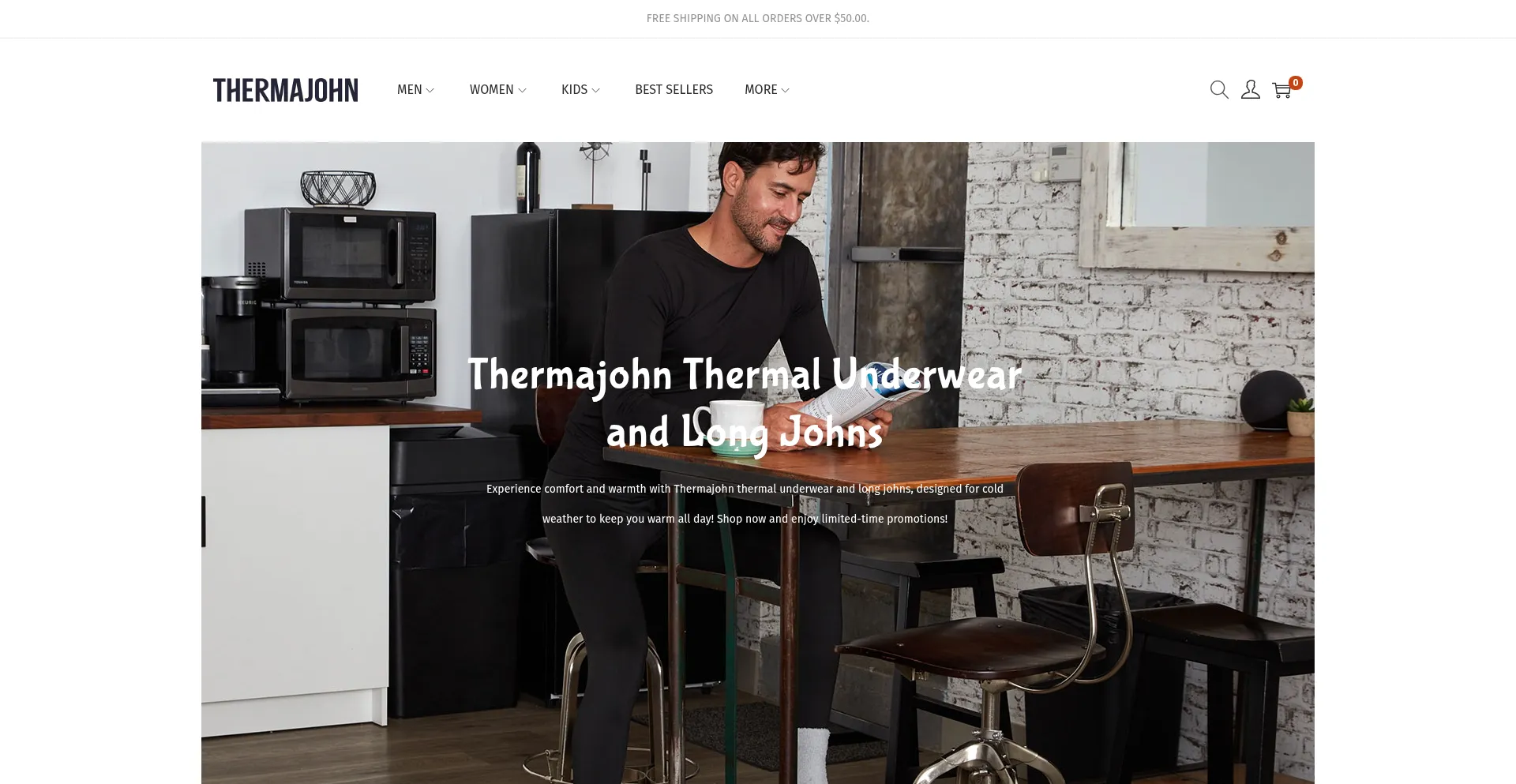 Website screenshot of Thermajohnthermalsets.com