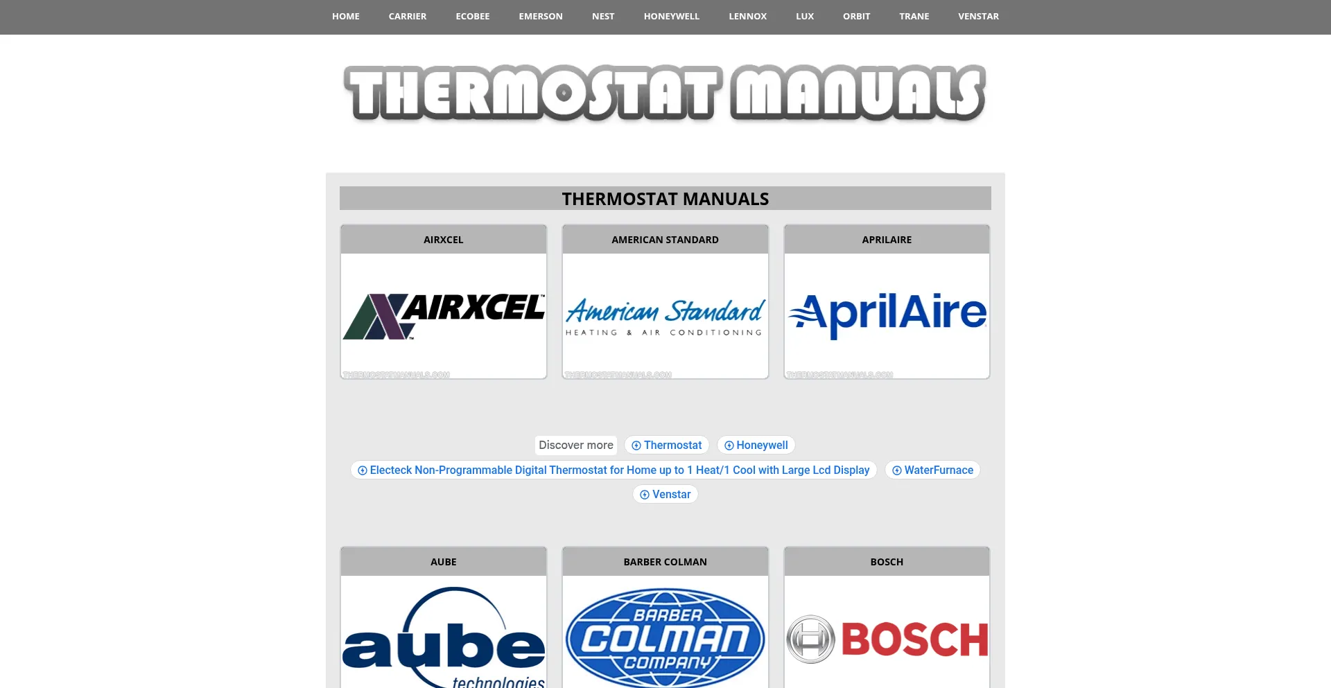 Thermostatmanuals.com