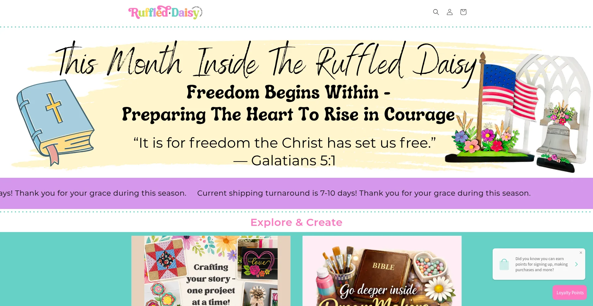 Theruffleddaisyshop.org