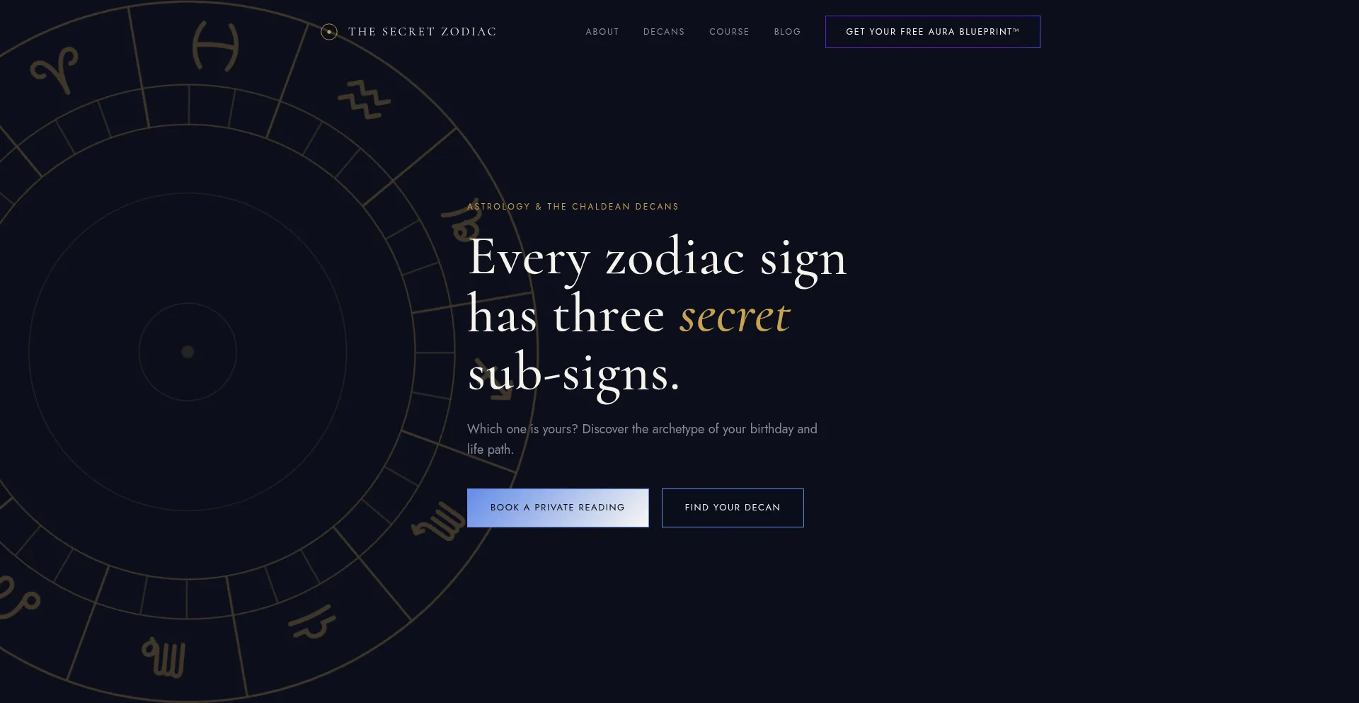 Thesecretzodiac.com