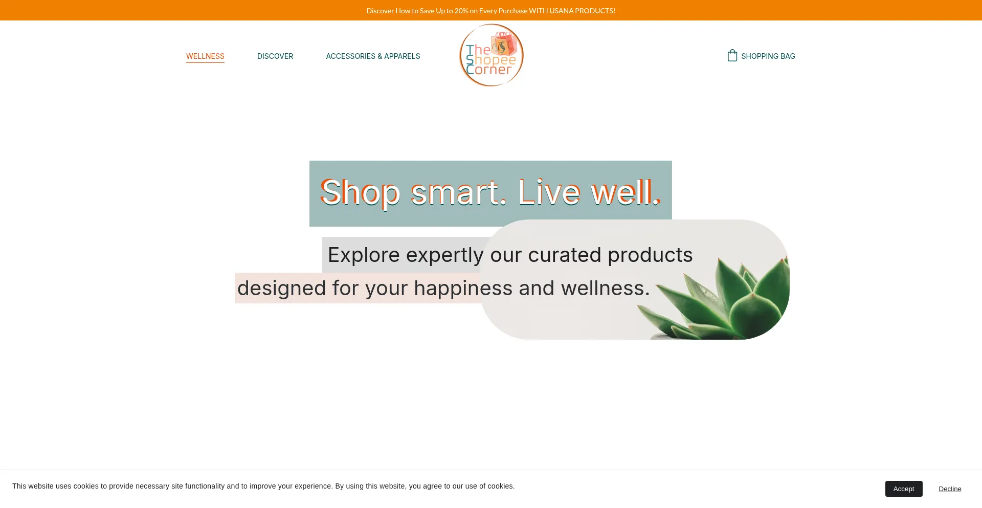 Theshopeecorner.com Screenshot