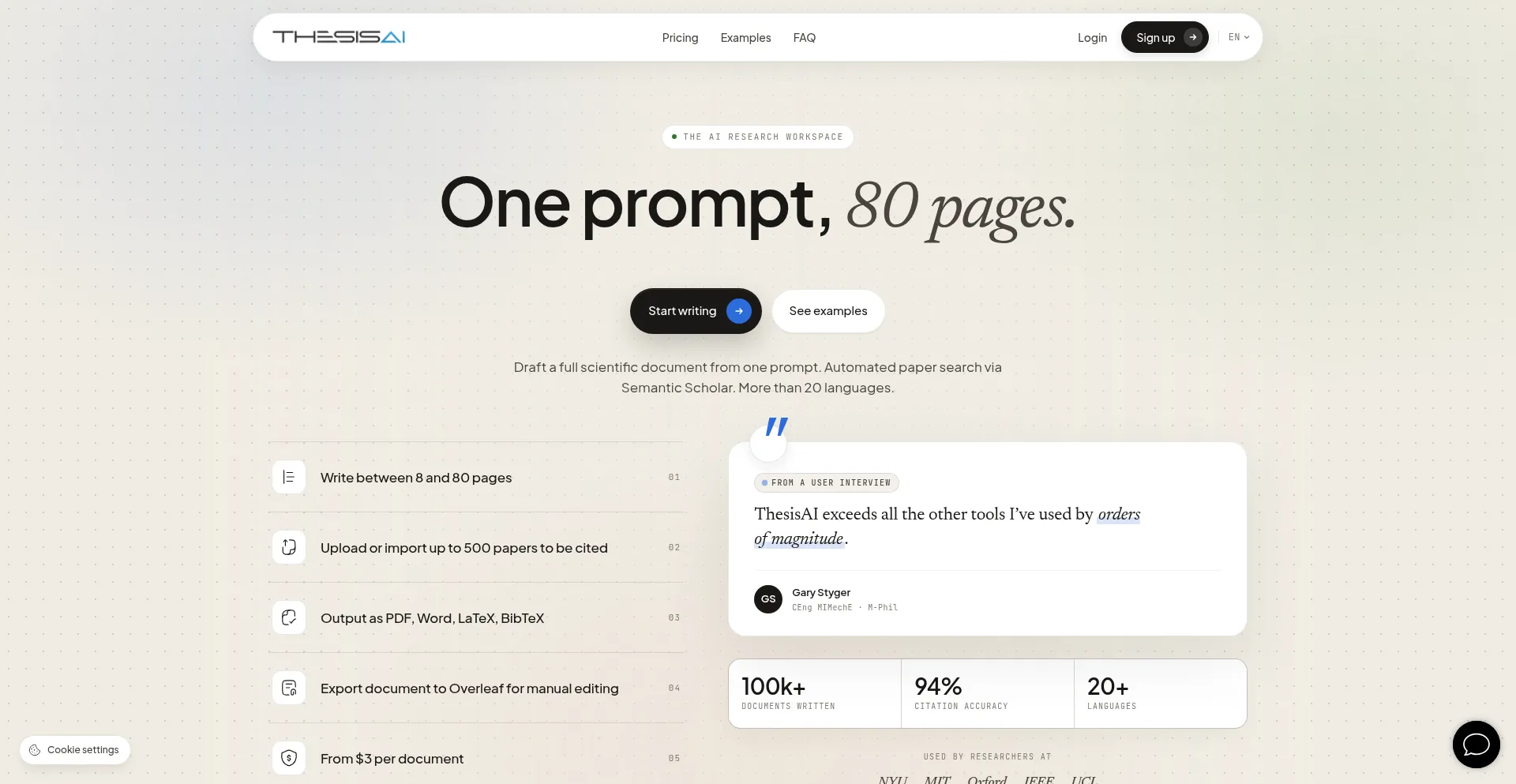 Thesisai.io