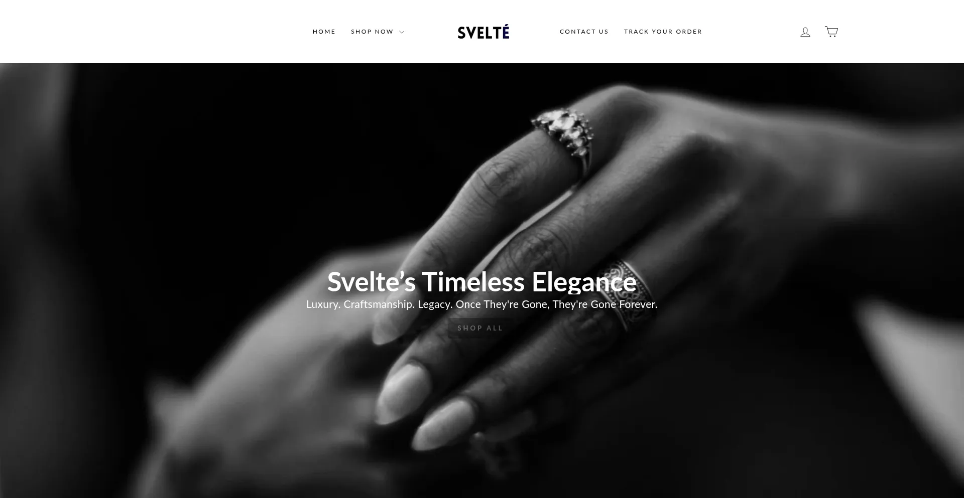 Website screenshot of Thesvelteboutique.com