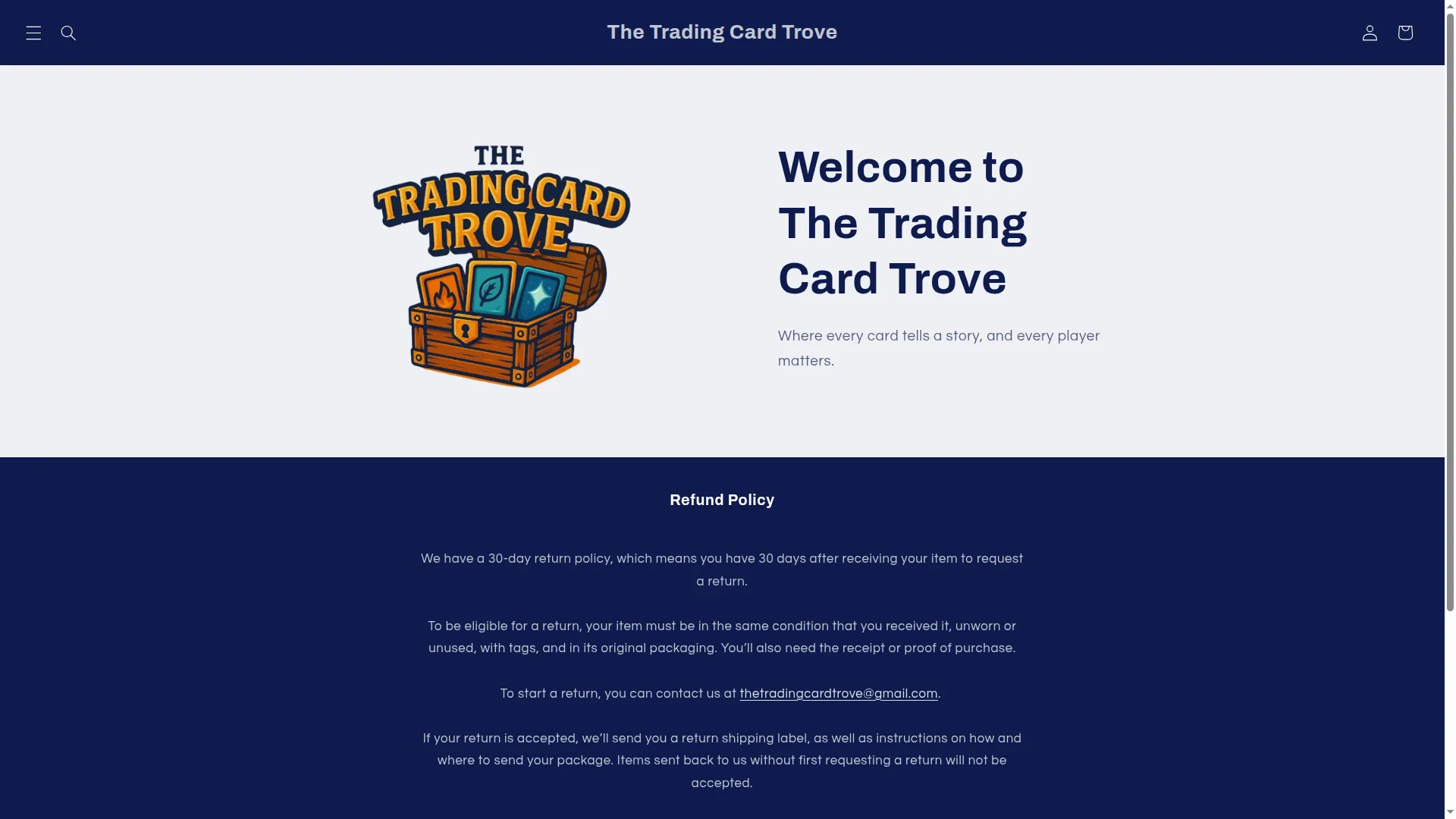 Thetradingcardtrove.com