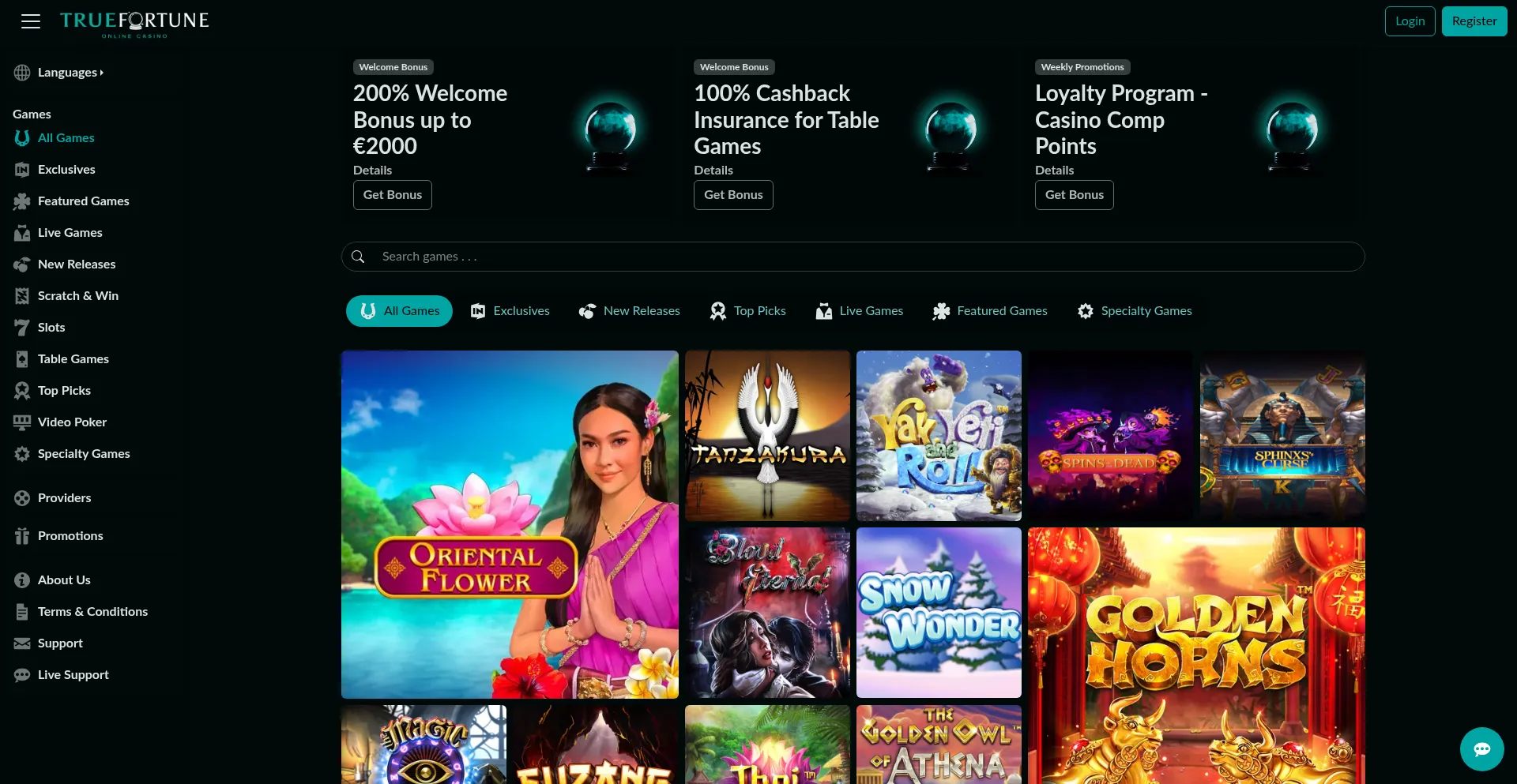 Thetruefortunecasino.com