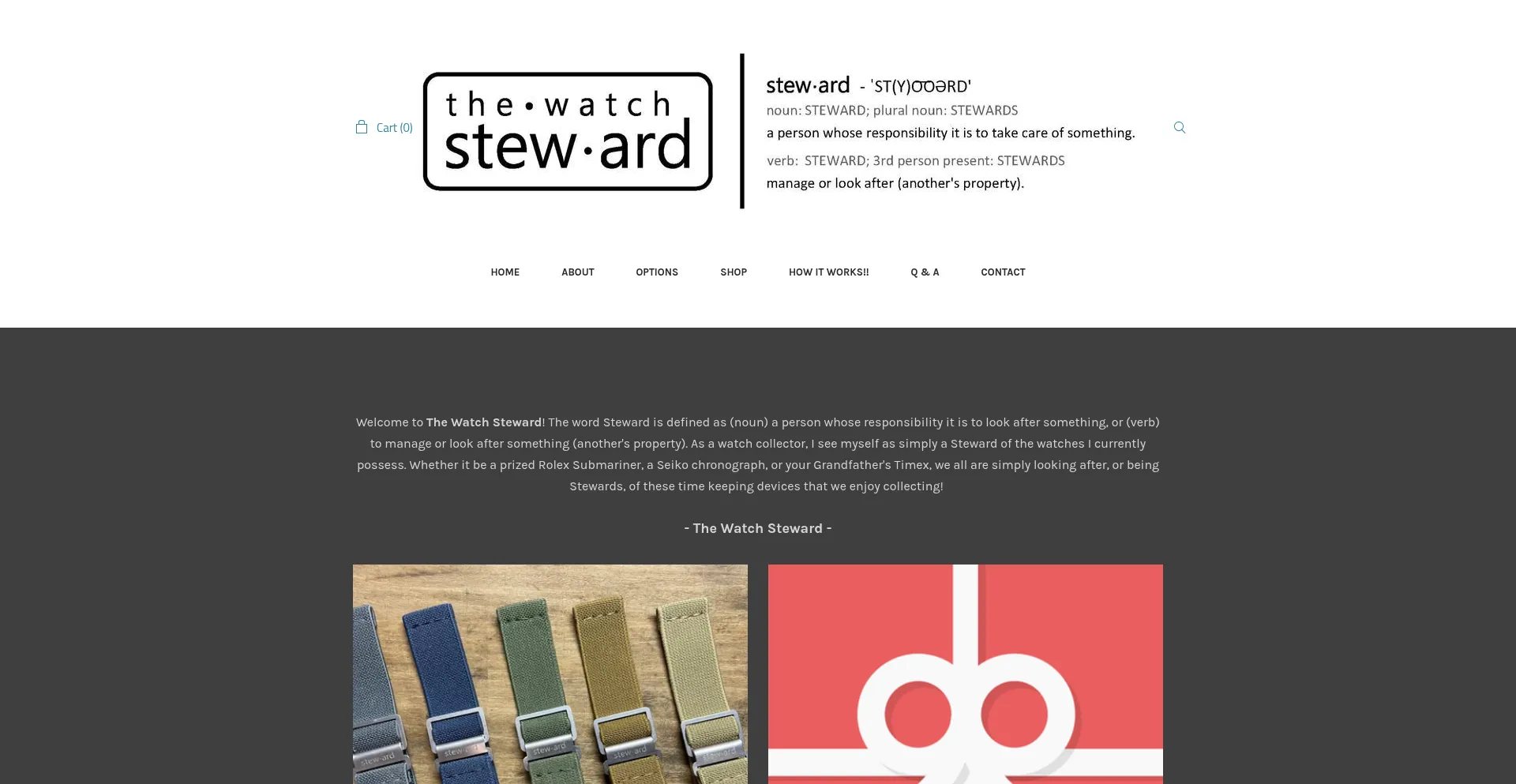 Thewatchsteward.com Screenshot