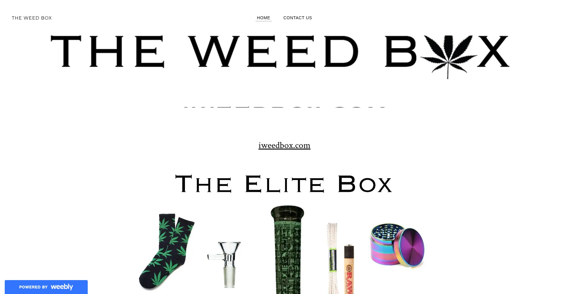 Theweedbox.weebly.com Screenshot