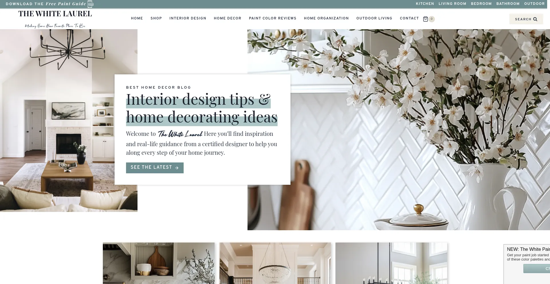 Thewhitelaurel.com Screenshot