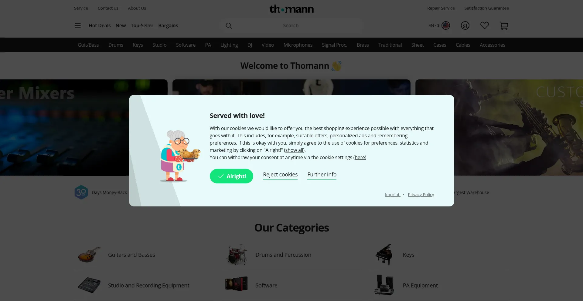 Thomann.shop 安全可靠吗？